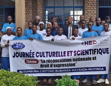 Journée culturelle et scientifique au Lycée de la Communauté Islamique du Burundi (COMIBU) à Kayanza  sur la réconciliation nationale.